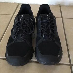 On running shoes. Like new but without a box. Too big for me.